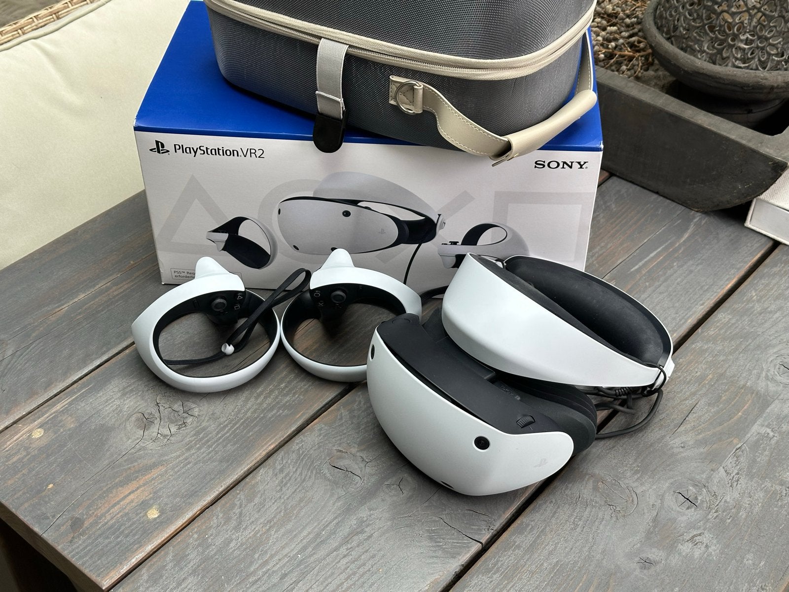Sony PlayStation VR2 Headset compleet met Draagtas, Spelcomputers en Games, Ophalen, Zo goed als nieuw, VR-bril, Sony PlayStation
