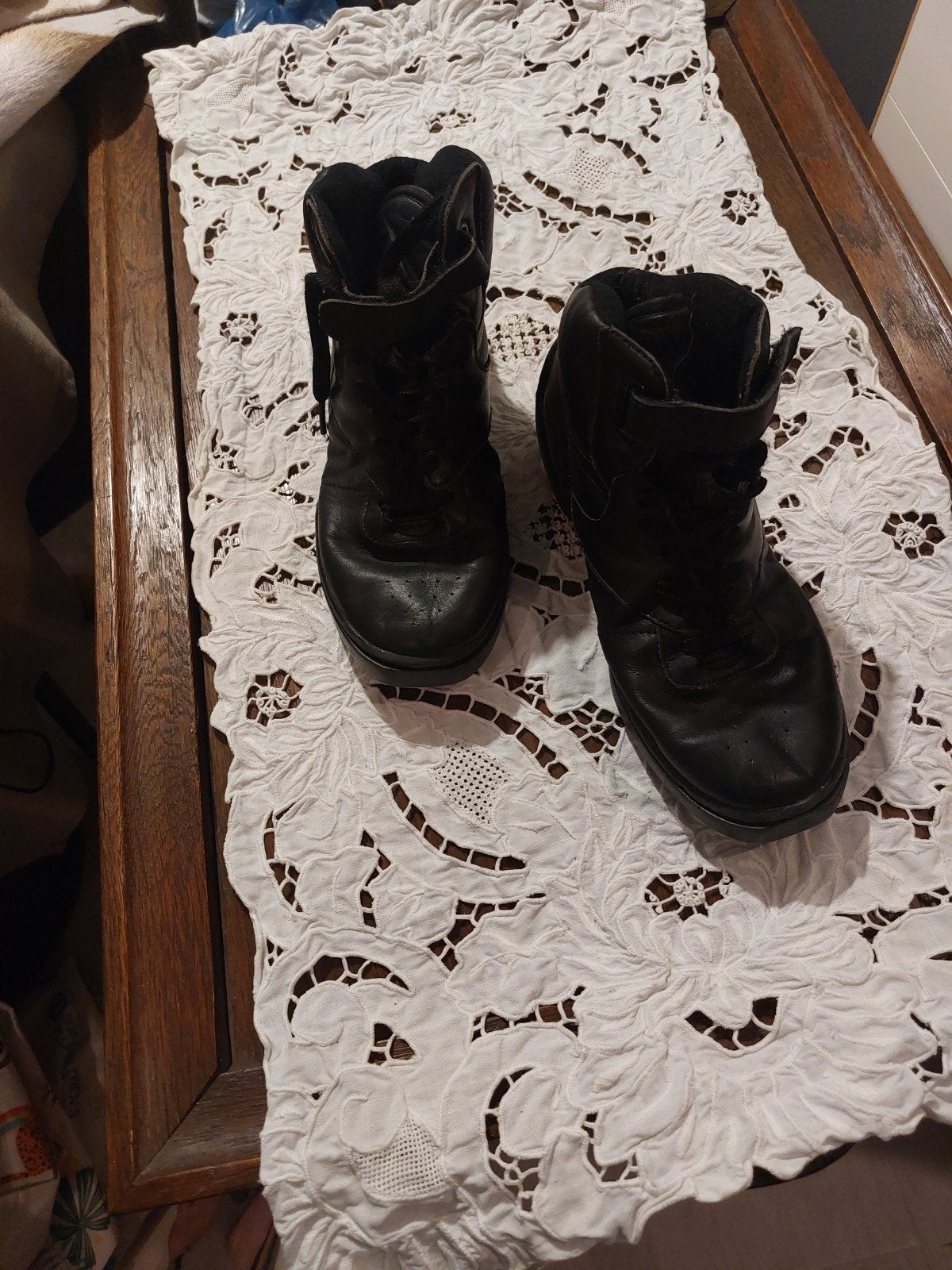 Zwarte Dansschoenen - Maat 37.5, Ophalen, Gedragen, Zwart, Dansschoenen