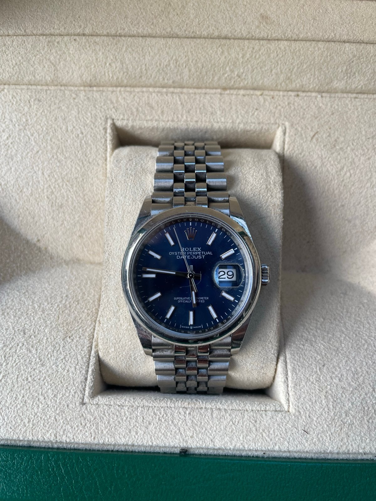 Rolex Datejust Polshorloge - Zo goed als nieuw, Verzenden, Polshorloge, Zo goed als nieuw, Rolex