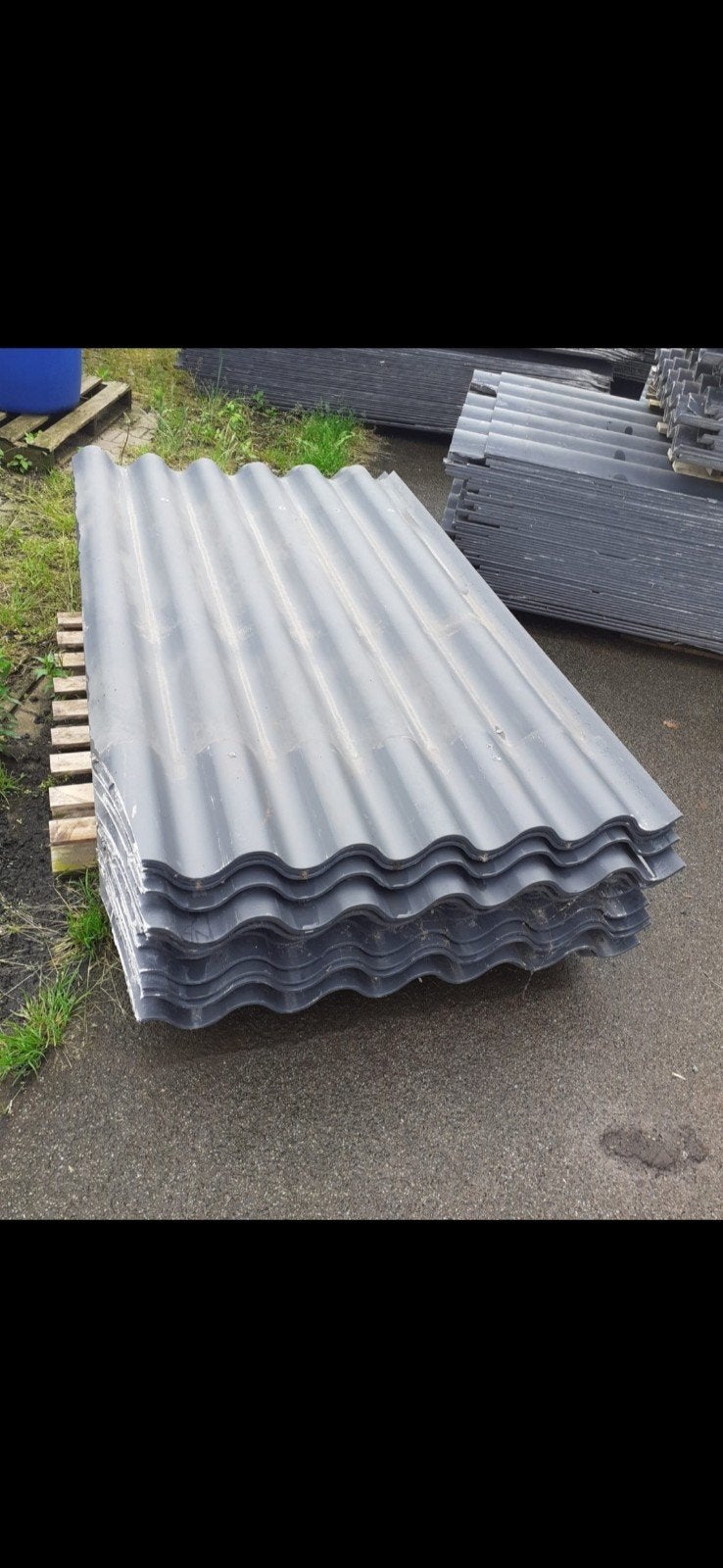 golfplaten dakplaten, Ophalen of Verzenden, Gebruikt, 15 m² of meer, Dakplaat of Dakpanplaat