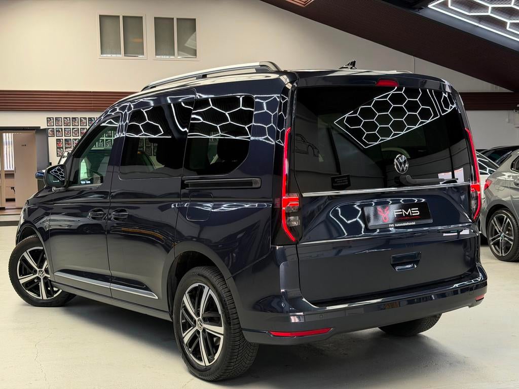 Volkswagen Caddy Combi 1.5 TSI 5p CarPlay Panorama, Auto's, Volkswagen, Zwart, Met garantie (alle), Blauw, 116 pk