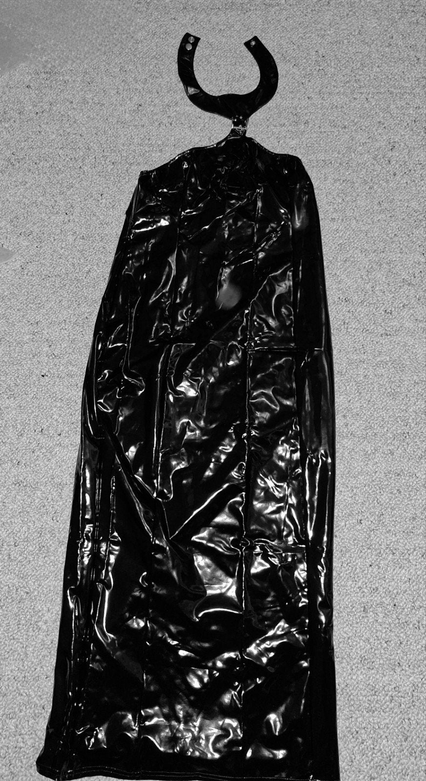 Pu ( kinky) lak jurk maat XL ( nieuw), Verzenden, Zwart, Maat 46/48 (XL) of groter, Nieuw