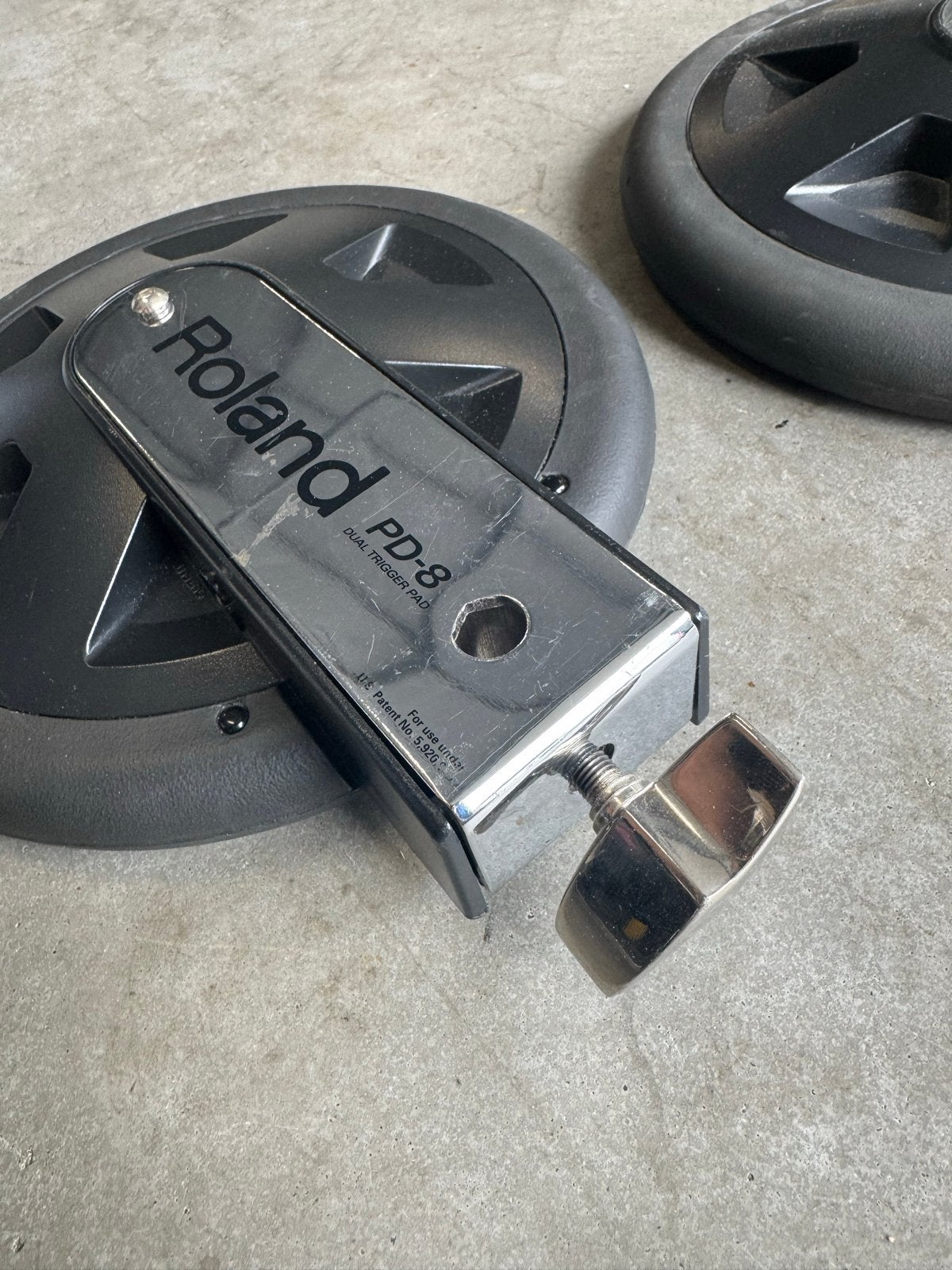 2x Roland PD-8 Dual Trigger Pad - Rubber, Muziek en Instrumenten, Drumstellen en Slagwerk, Ophalen, Gebruikt, Roland, Elektronisch