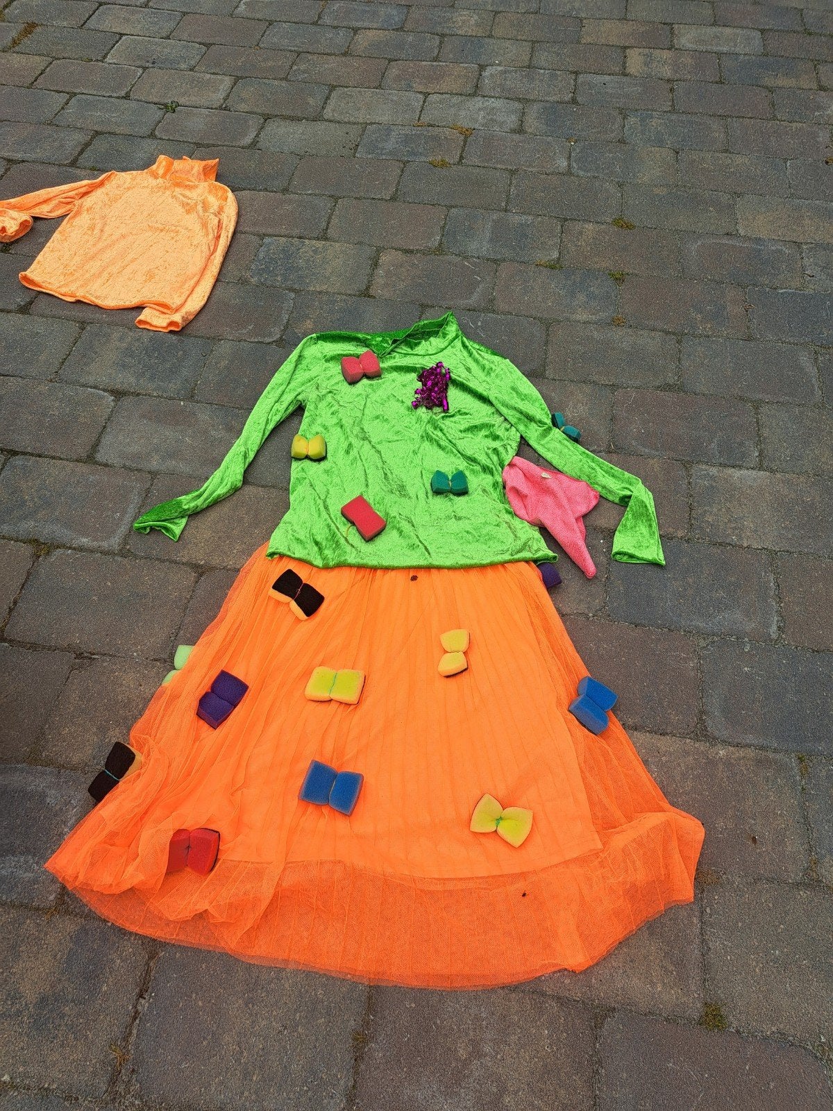 Kleurige kleding carnaval, Ophalen, Gedragen, Maat 46/48 (XL) of groter, Carnaval