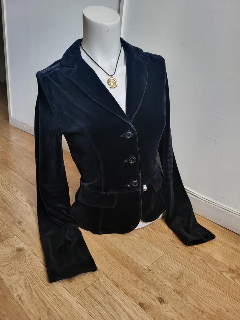 Marc Cain fluwelen blazer vintage retro stijl, Kleding | Dames, Zwart, Nieuw, Ophalen of Verzenden, Maat 34 (XS) of kleiner