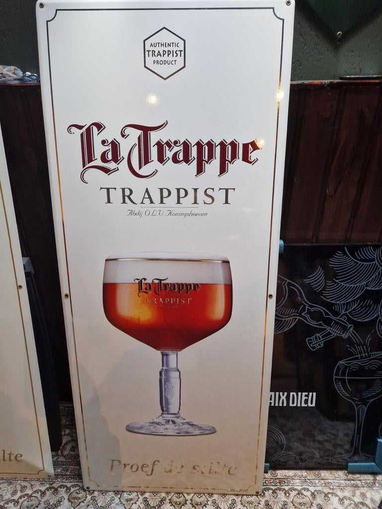 La Trappe emaille uit 2016, Ophalen, Zo goed als nieuw, Glas of Glazen, La Trappe