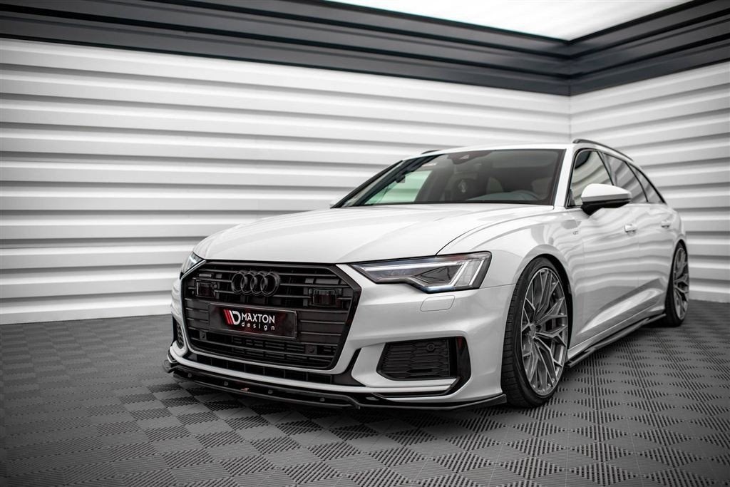 Maxton Design Audi A6 C8 S Line Voorspoiler Spoiler Splitter, Verzenden, Automotive Parts, A.parts@hotmail.nl, Trasmolenlaan 12 3447 GZ Woerden