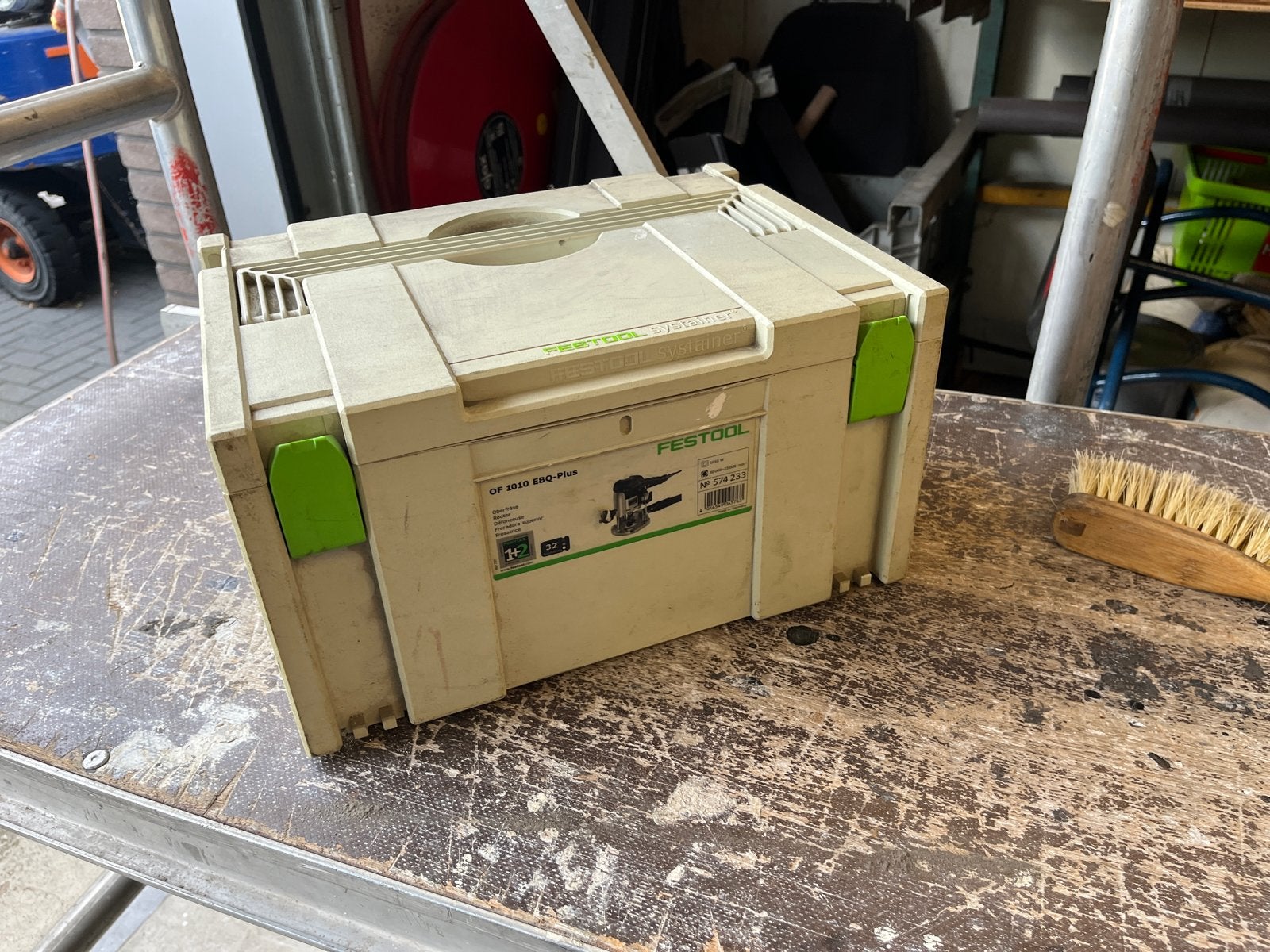 Festool OF 1010 EBQ-Plus Bovenfrees in Systainer, Ophalen of Verzenden, Gebruikt, Elektrisch, Bovenfrees