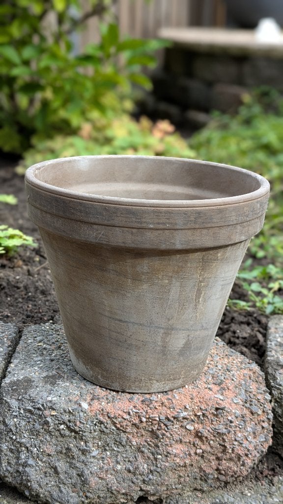 stenen bloempot, rond, Steen, Gebruikt, Rond, Minder dan 40 cm
