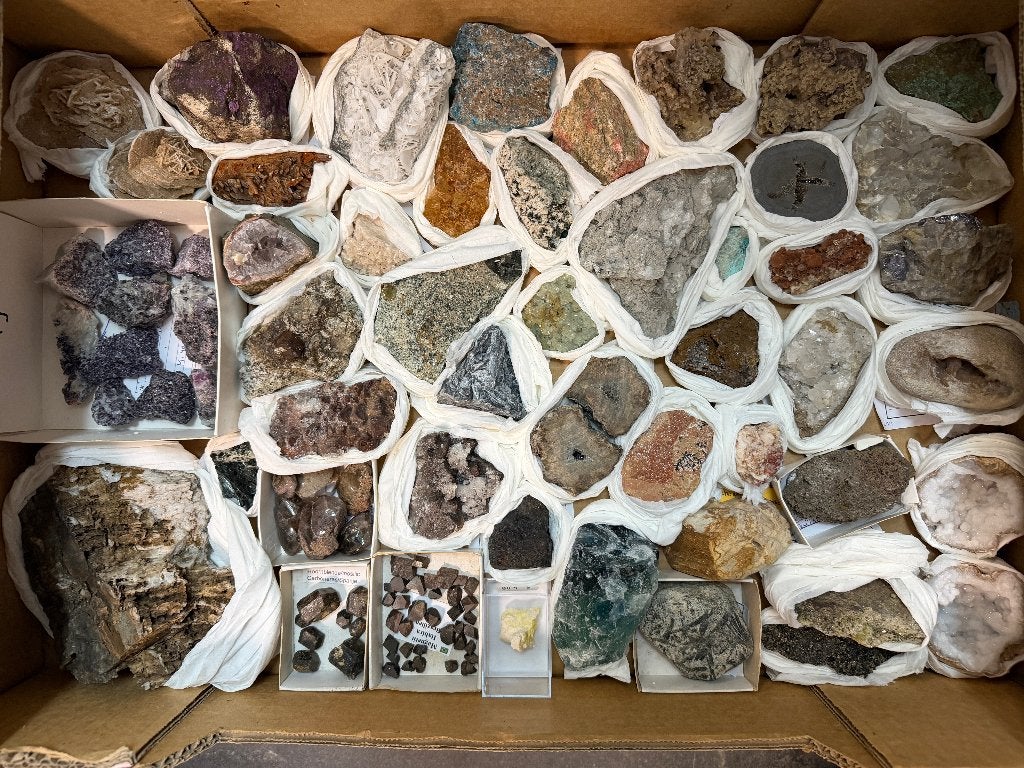 Verzameling mineralen, Verzamelen, Mineralen en Fossielen, Ophalen, Mineraal