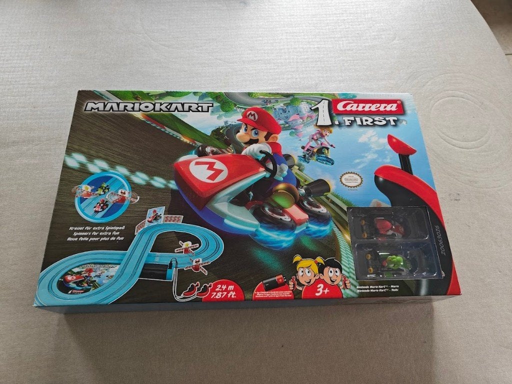 Carrera Mario Kart Racebaan Set met Mario & Yoshi – Nieuw, Ophalen, Racebaan, Carrera, Nieuw