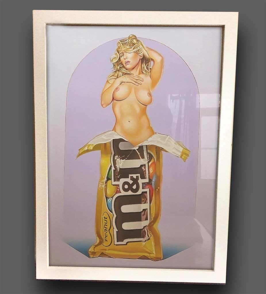 Ramos M&M\'\'s Kunst Sexy Naakt Pin up Poster in Lijst, Verzenden, Nieuw, A1 t/m A3, Film en Tv