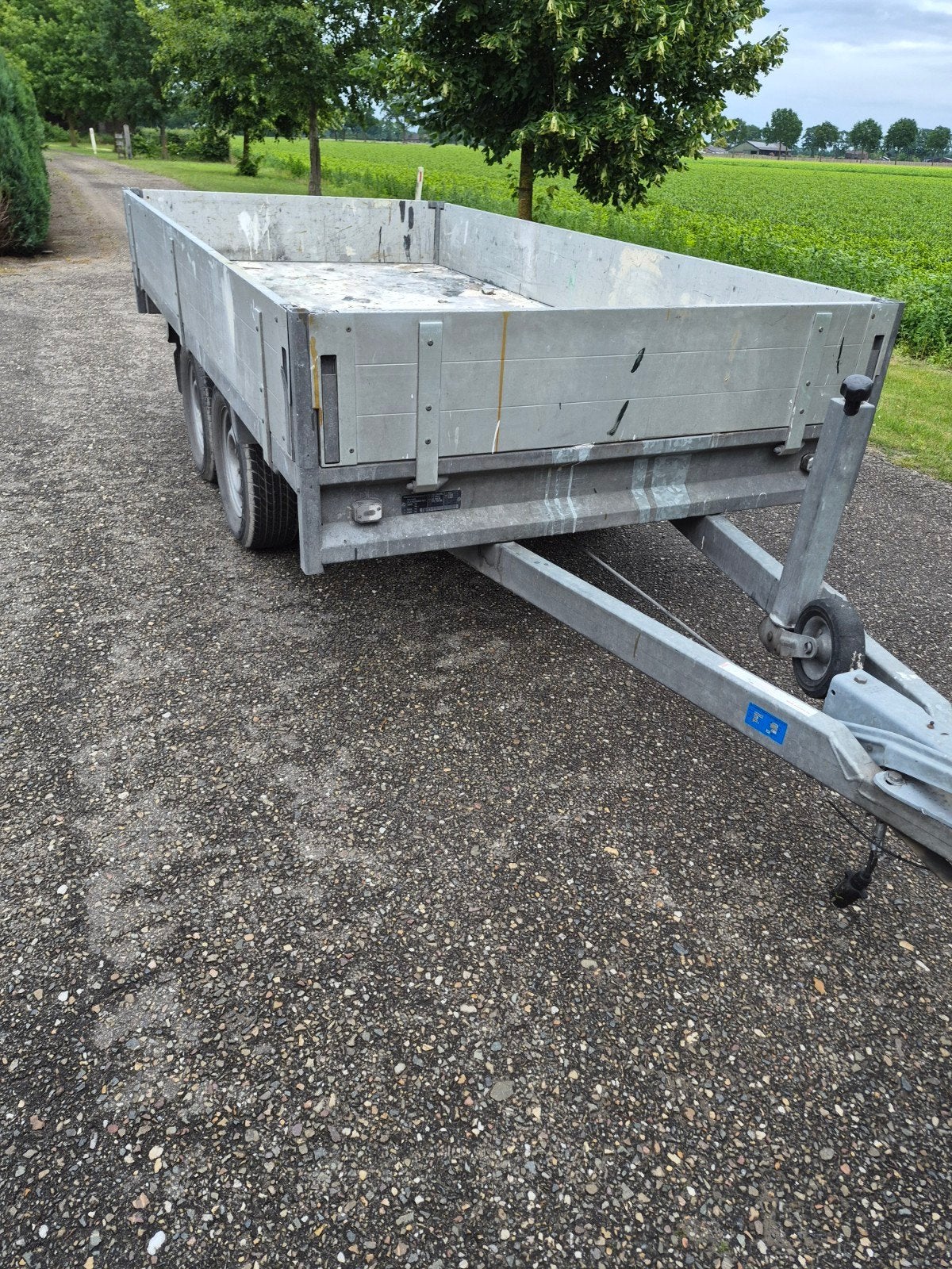 Anssems Plateauwagen 3x1.5m 2000kg, Ophalen of Verzenden