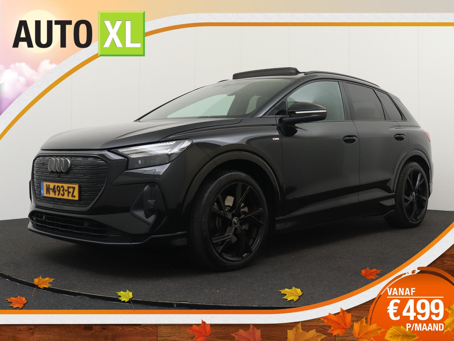 Audi Q4 e-tron 40 S-Line Competition 77 kWh (90% SOH) Warmte, Automaat, Dealer onderhouden, Achterwielaandrijving, Gebruikt