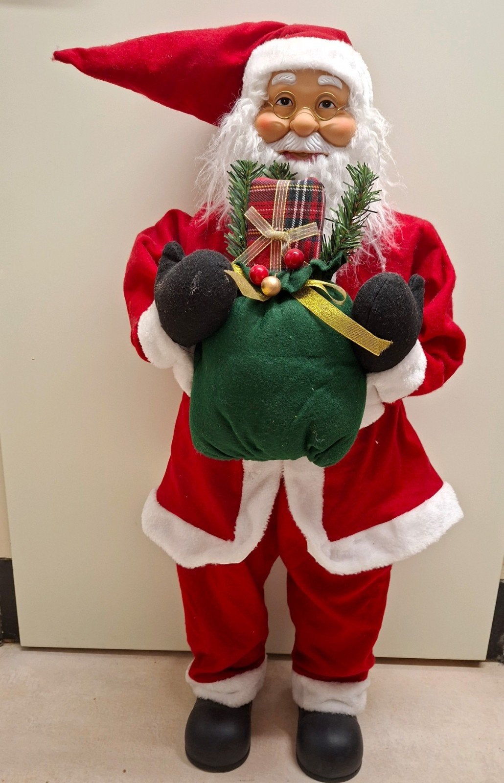 1 meter kerstman pop te koop, Ophalen of Verzenden, Nieuw
