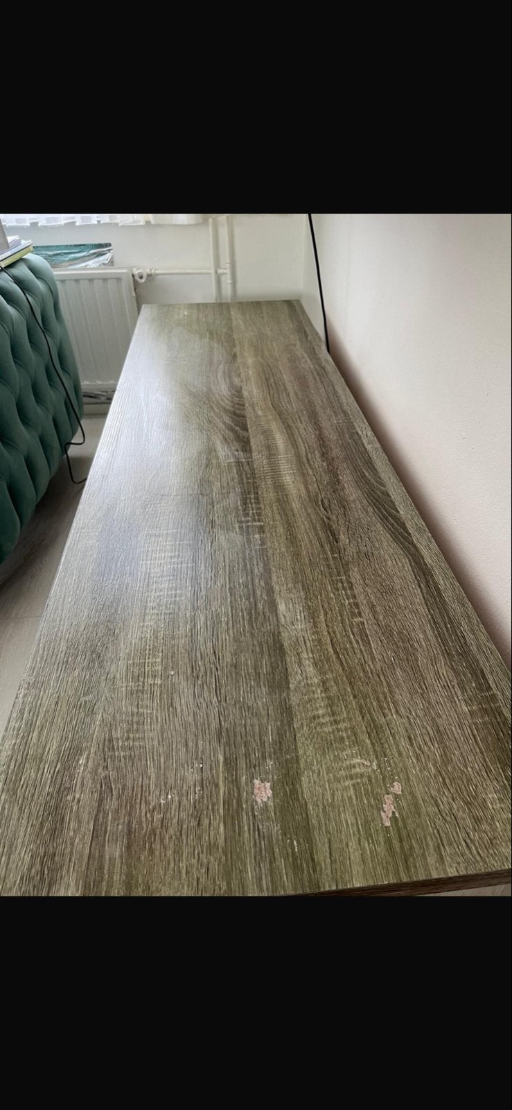 TV-meubel met opbergruimte, houtlook, Ophalen, Gebruikt, 150 tot 200 cm, Minder dan 100 cm
