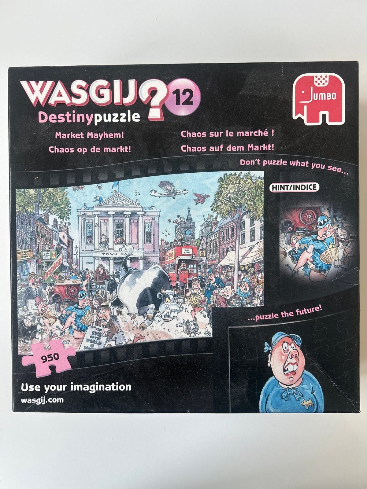Wasgij Destiny 12: Market Mayhem! - Zo goed als nieuw, Ophalen of Verzenden, 500 t/m 1500 stukjes, Zo goed als nieuw, Legpuzzel