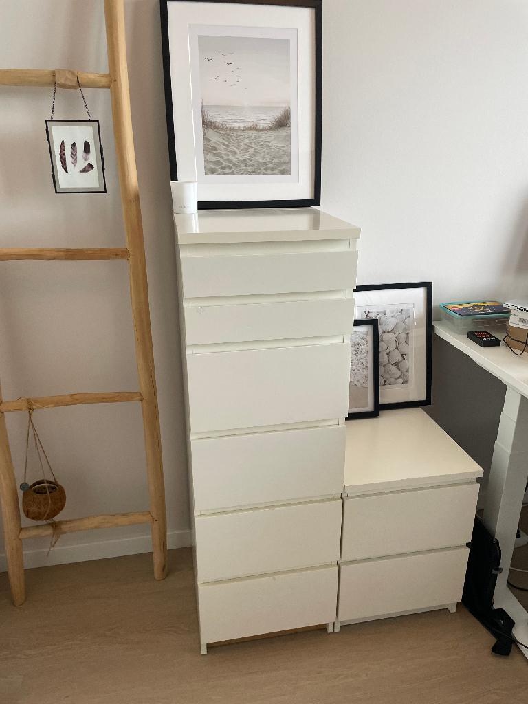 Ikea ladekast 6 lades - Malm, Ophalen, Gebruikt, 75 cm of meer, Landelijk, tijdloos design