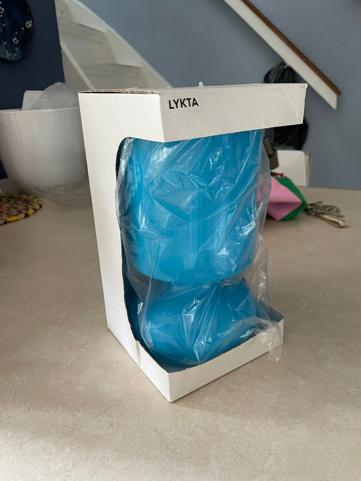 Vintage ikea Lykta paddenstoel lamp nieuw in doos, Ophalen of Verzenden, Zo goed als nieuw, Minder dan 50 cm