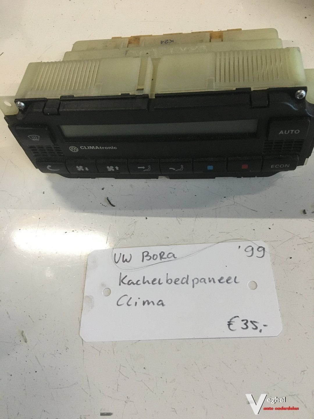 Vw Bora 1.9 Tdi 1999 Kachel bedieningspaneel airco/ clima