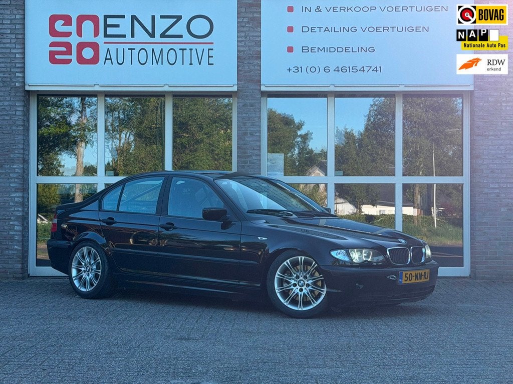 BMW 3-serie 325i Circuit Trackday Straat legaal, Keurmerk '100% Onderhouden', Achterwielaandrijving, Gebruikt, Zwart