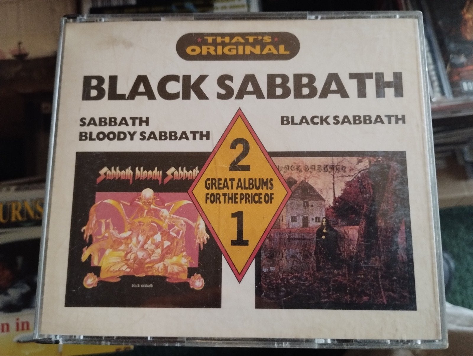 Black Sabbath - Sabbath Bloody Sabbath & Black Sabbath CD, Gebruikt, Ophalen of Verzenden, Hardrock, Inclusief doosje