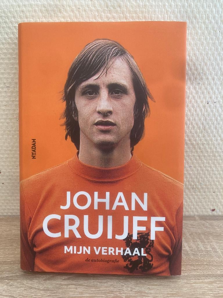 Johan Cruijff - mijn verhaal autobiografie hardcover Ajax, Boeken, Ophalen of Verzenden, Zo goed als nieuw, Sport