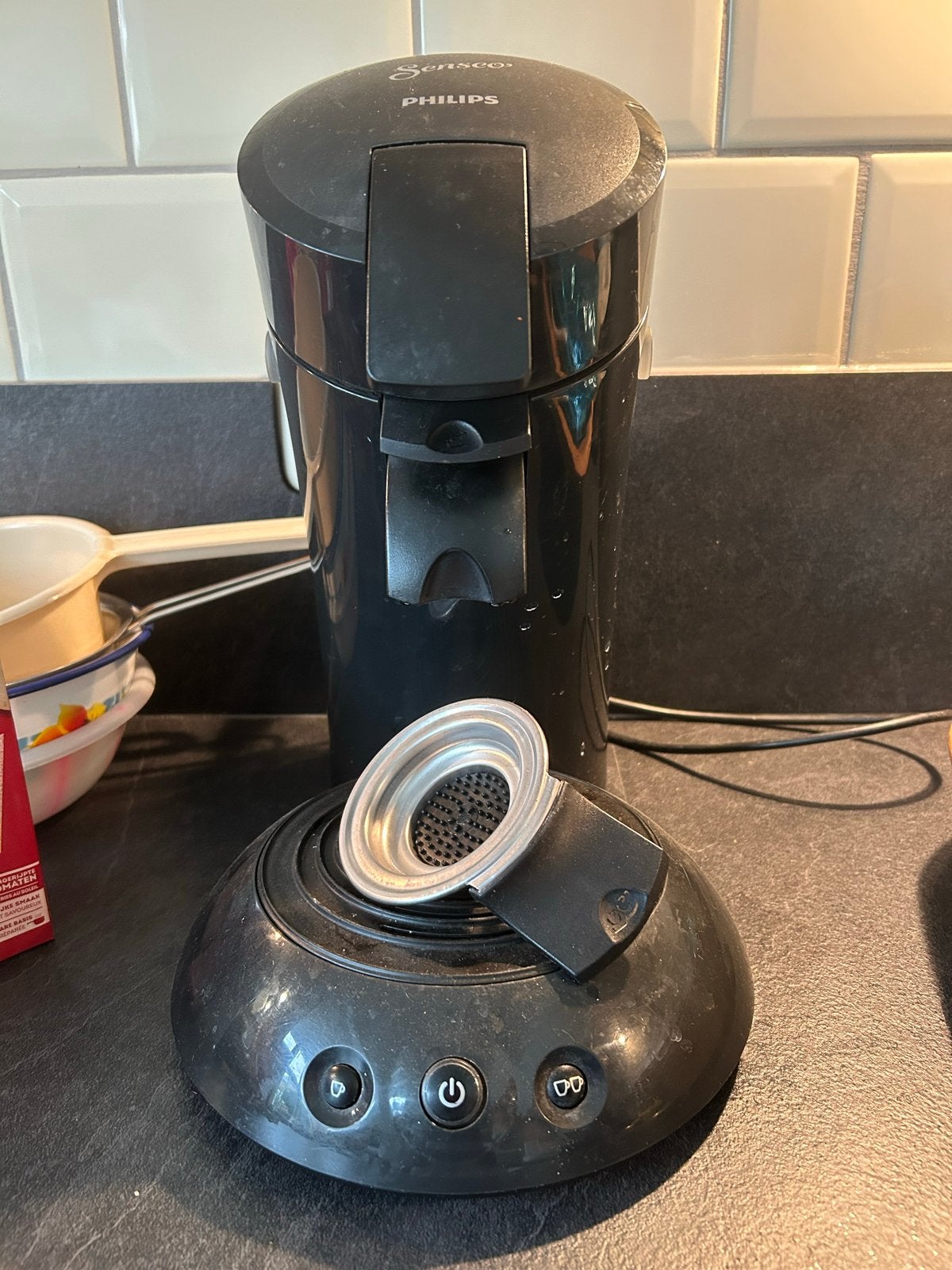 Philips Senseo Koffiezetapparaat Zwart - Goede Staat, Ophalen, Koffiepads en cups, Gebruikt, Koffiemachine