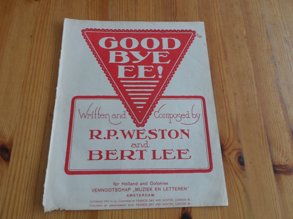 Good bye ee - weston / lee, Gebruikt, Ophalen of Verzenden, Artiest of Componist, Piano