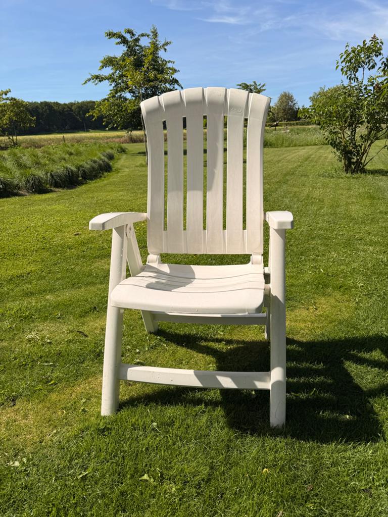 5x Hartman tuinstoelen verstelbaar, Tuin en Terras, Tuinstoelen, Ophalen, Gebruikt, Kunststof, Verstelbaar