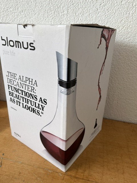 Blomus decanteer karaf Alpha - NIEUW in doos, Overige typen, Nieuw, Ophalen of Verzenden, Glas