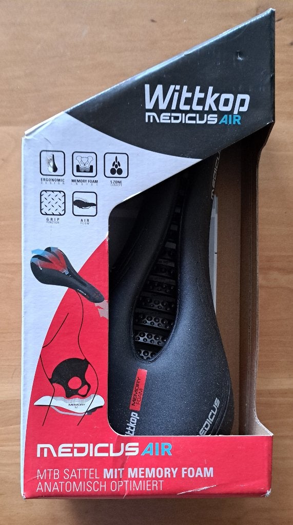 Fietszadel Wittkop Medicus Air, Nieuw, Ophalen of Verzenden, Zadel, Mountainbike