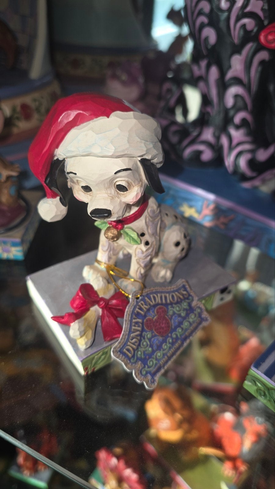Disney Traditions Dalmatiër met Kerstmuts (met doos), Verzamelen, Ophalen, Overige figuren, Zo goed als nieuw, Beeldje of Figuurtje