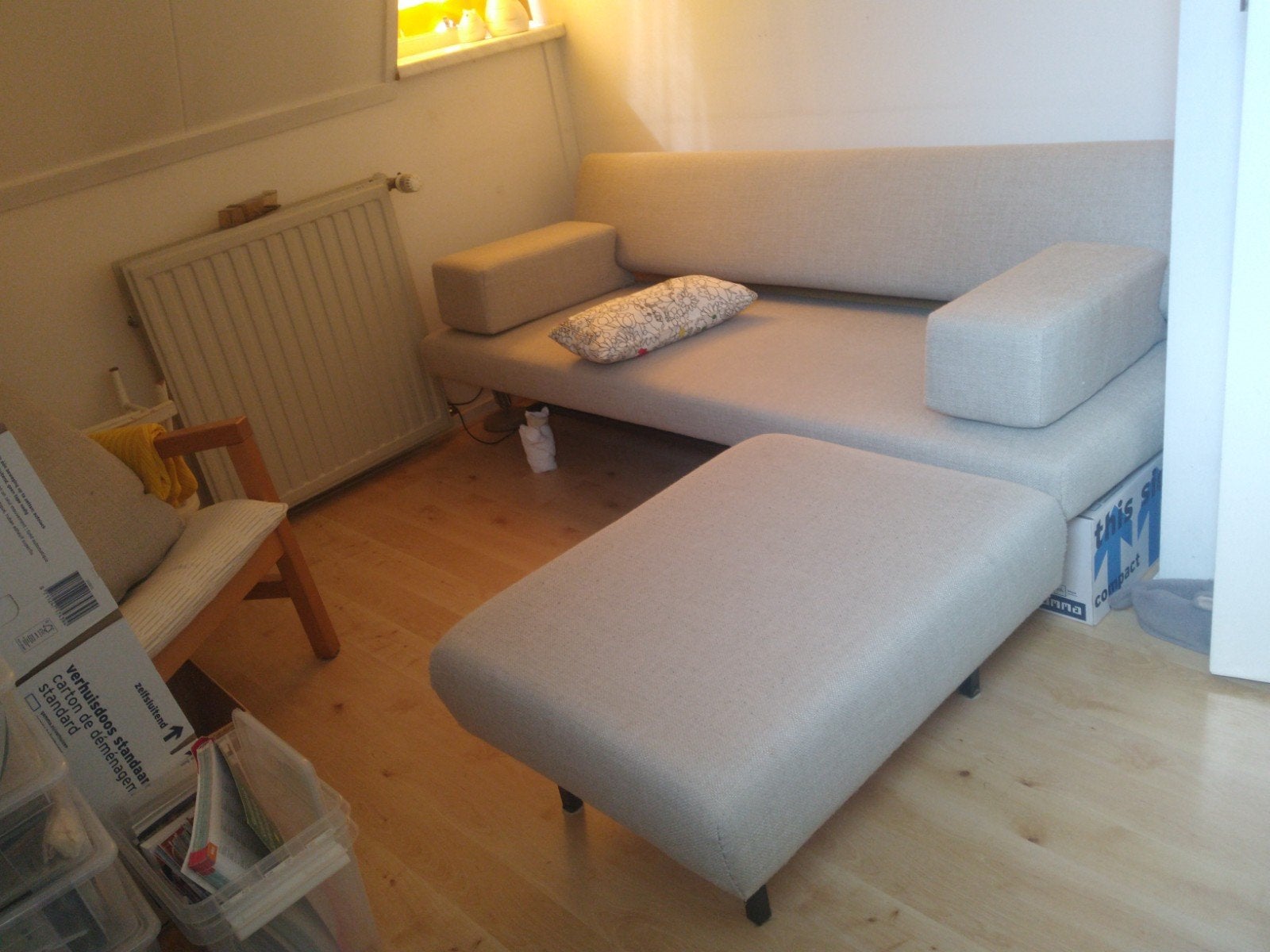 Martin Visser bank of Look alike, Huis en Inrichting, Banken | Bankstellen, Ophalen, Gebruikt, 150 tot 200 cm, Tweepersoons