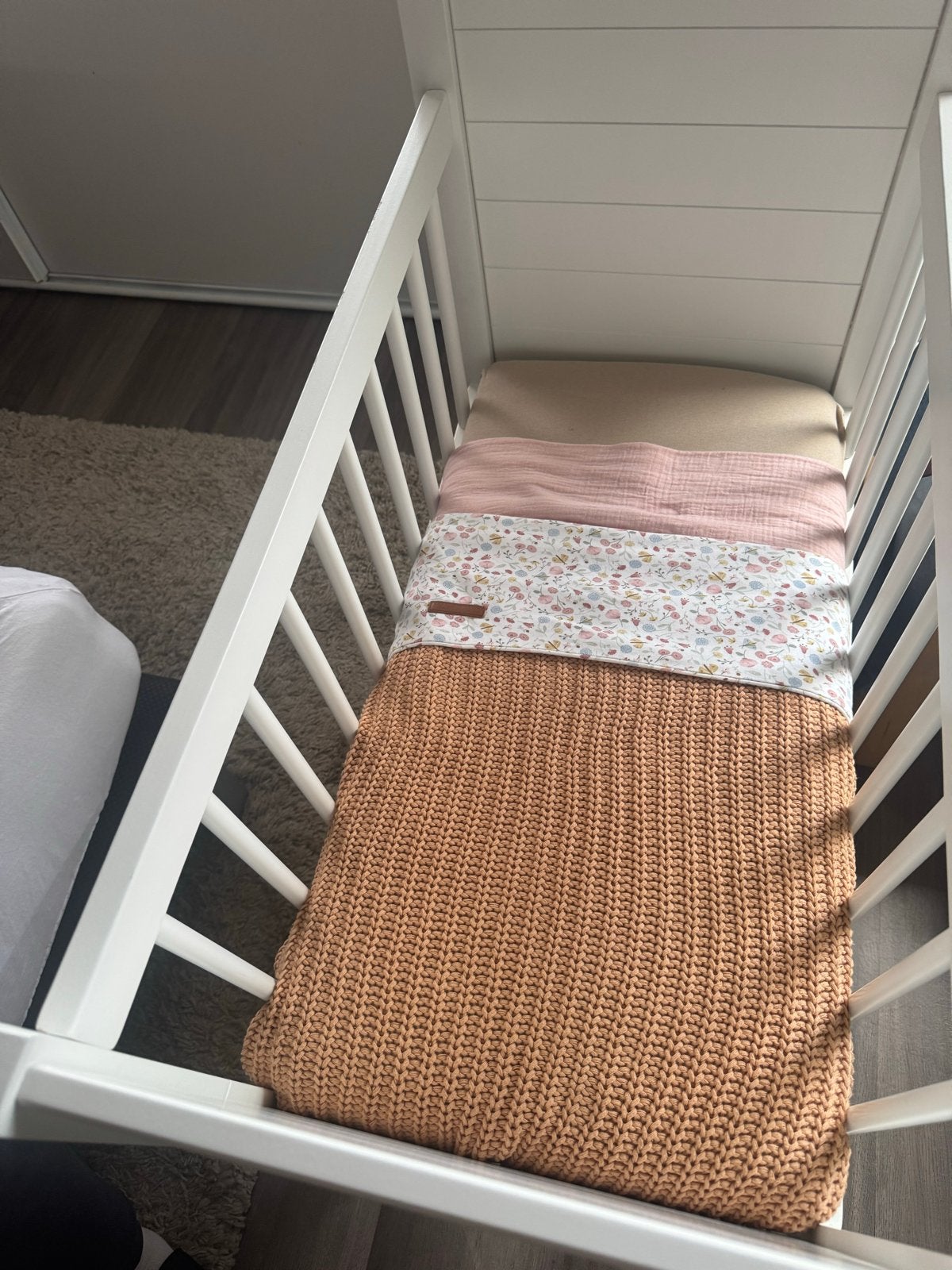 Kidsmill Noa Wieg mat wit met matrasje, Ophalen, Gebruikt, Wieg