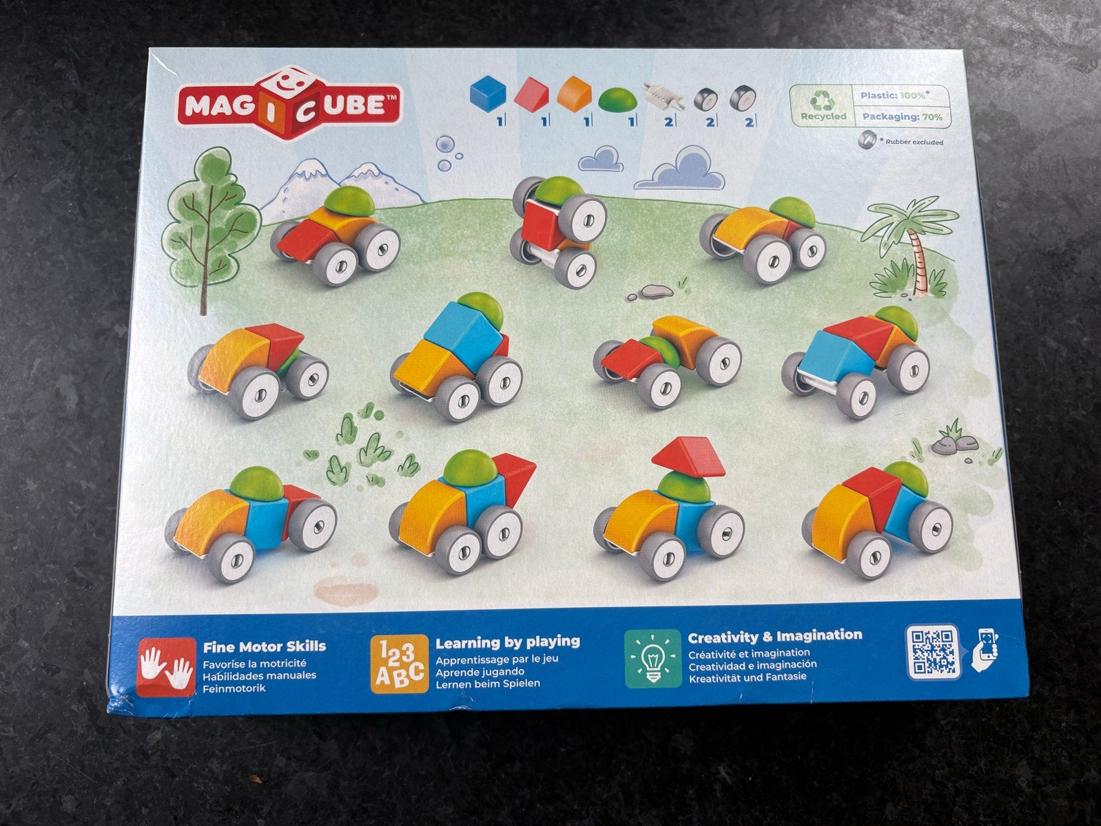 Magicube Geomag Cars 10 stuks - Nieuw in verpakking, Ophalen, Nieuw, Overige merken