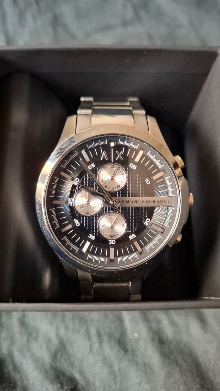Armani Exchange Herenhorloge - Zo goed als nieuw, Ophalen of Verzenden, Zo goed als nieuw, Staal, Overige merken