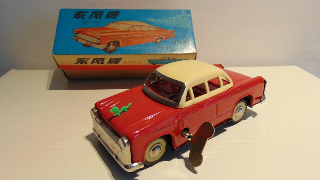 Blikken Auto Eeastwind Car MS 386 - 70/80s, Verzamelen, Speelgoed, Ophalen of Verzenden, Gebruikt