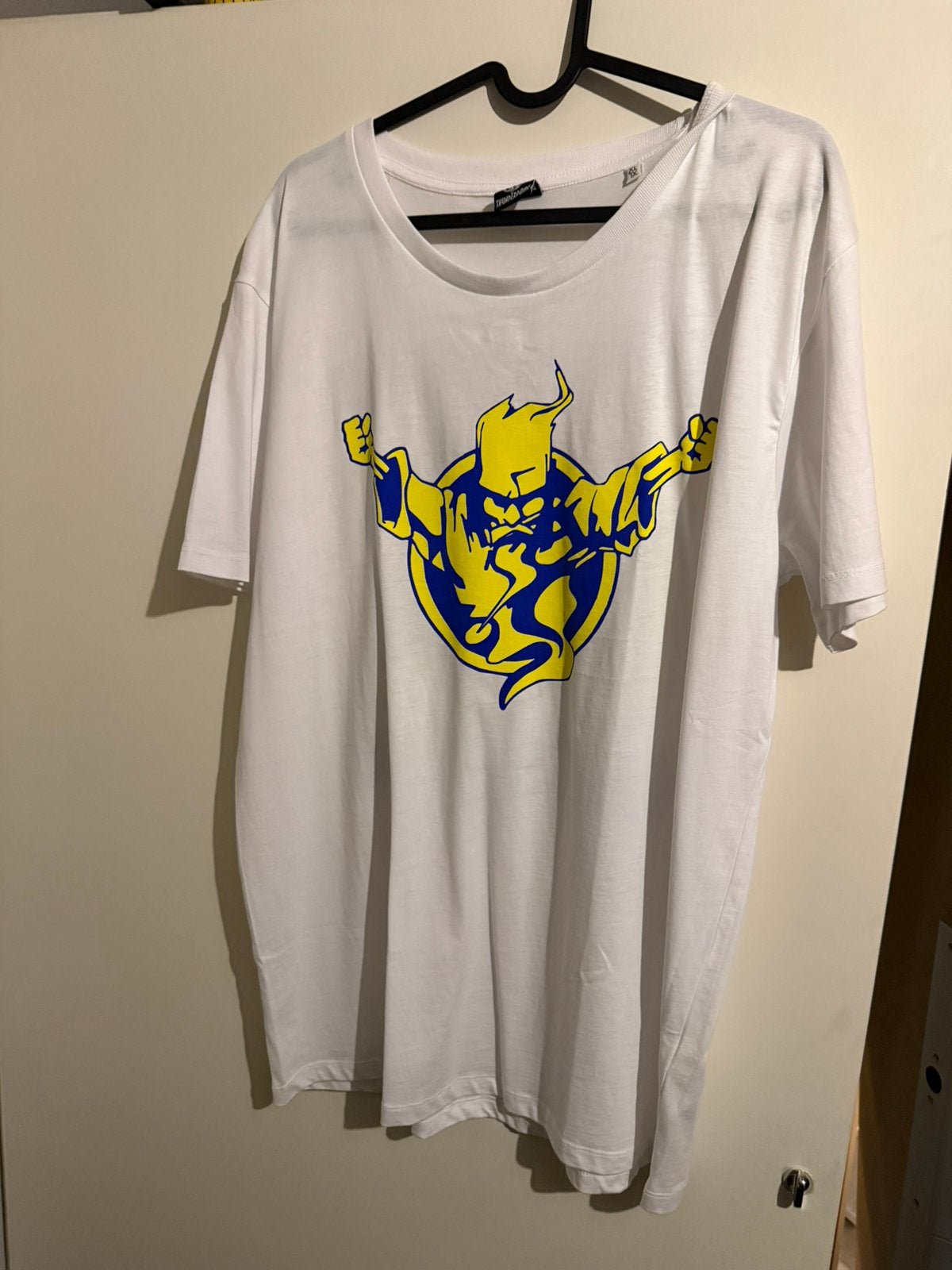 Thunderdome shirt 058 uzi & da mouth XL, Kleding | Heren, T-shirts, Ophalen of Verzenden, Zo goed als nieuw, Maat 56/58 (XL), Zwart