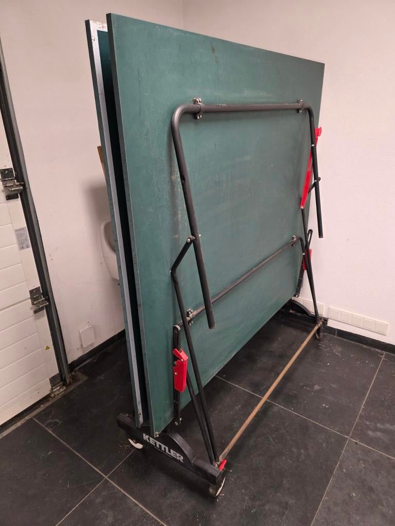 Kettler Tafeltennistafel - Inklapbaar en Verrijdbaar, Ophalen, Gebruikt, Tafel Indoor, Verrijdbaar