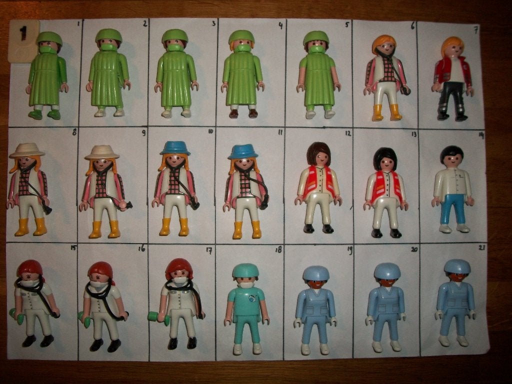 A9 Apotheker, chirurg, verpleegster, bakker, pizza, beroepen, Ophalen of Verzenden, Nieuw, Complete set