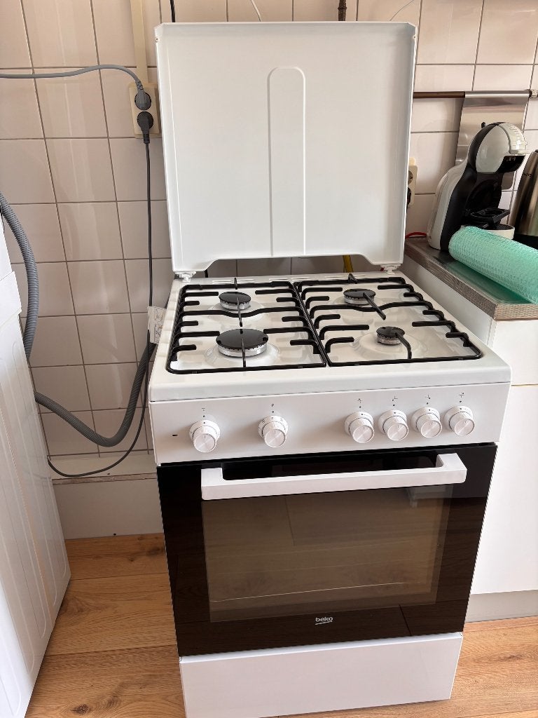 Gasfornuis, Witgoed en Apparatuur, Fornuizen, Ophalen, Gebruikt, 60 cm of meer, 4 kookzones