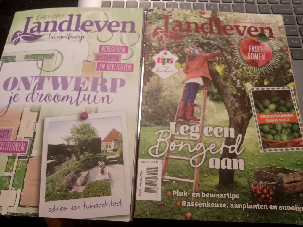 3x tijdschrift landleven fruitbomen  snoeien   tuin ontwerp, Boeken, Ophalen of Verzenden, Zo goed als nieuw