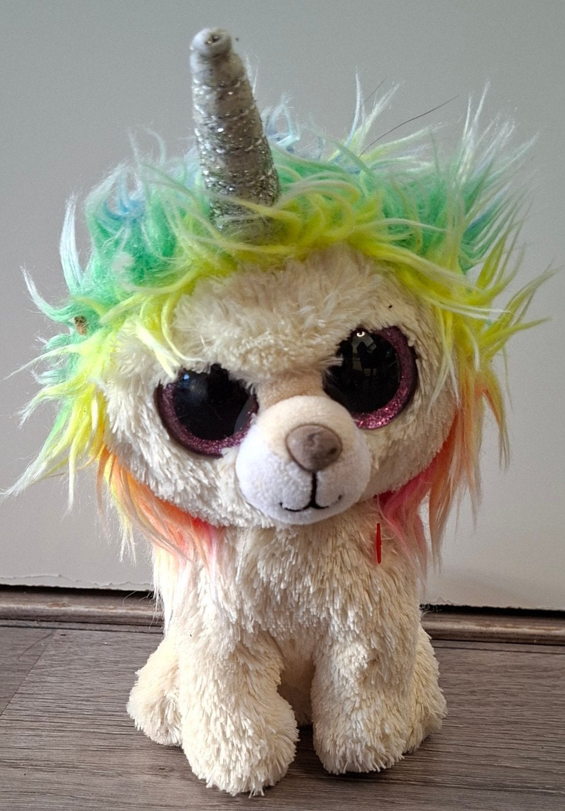 ty beanie boo Layla 16 cm, Overige karakters, Ophalen of Verzenden, Zo goed als nieuw, Meerkleurig