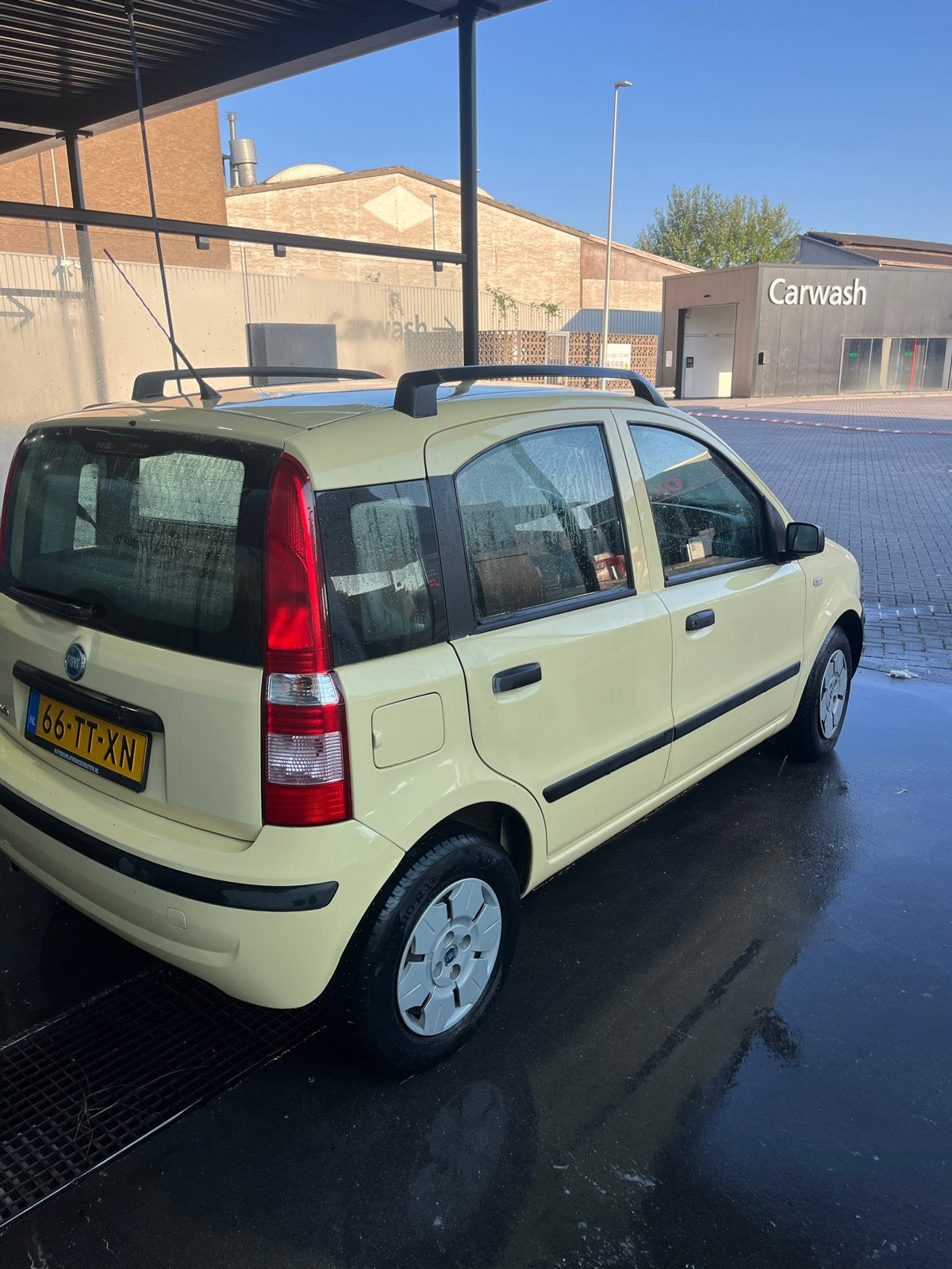 Fiat Panda 1.1 40KW 2007 Geel, Auto's, Voorwielaandrijving, 54 pk, 4 stoelen, Handgeschakeld