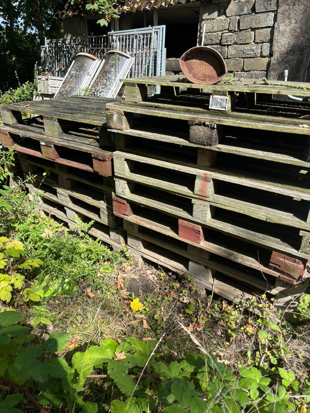 Pallets gratis op te halen, Doe-het-zelf en Verbouw, Hout en Planken, Ophalen, Zo goed als nieuw, Pallet, Minder dan 200 cm