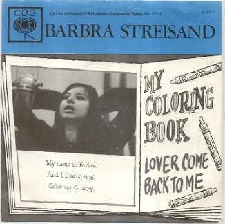 Barbara Streisand- My Coloring Book, Cd's en Dvd's, Vinyl Singles, Gebruikt, Beschermende buitenhoes, Fotohoes, Originele persing