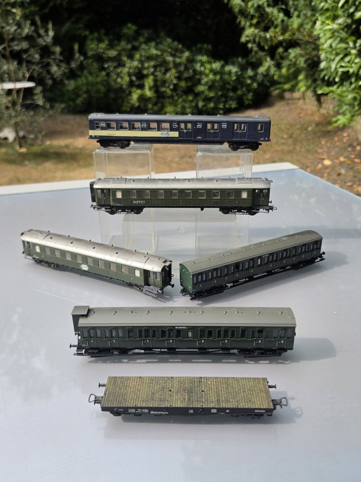 6 Mastica Liliput Piko NS DB h0 trein wagons, Hobby en Vrije tijd, Modeltreinen | H0, Gebruikt, Gelijkstroom, Wagon, NS