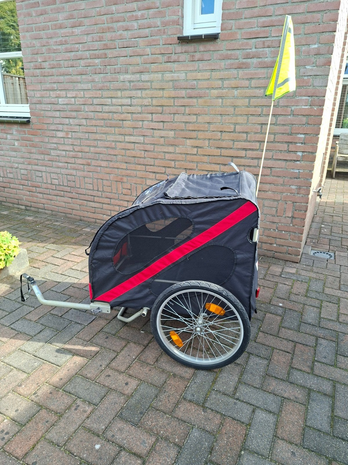Hondenfietskar - met vernieuwde hoes, Ophalen, Gebruikt, Opvouwbaar, 20 tot 40 kg
