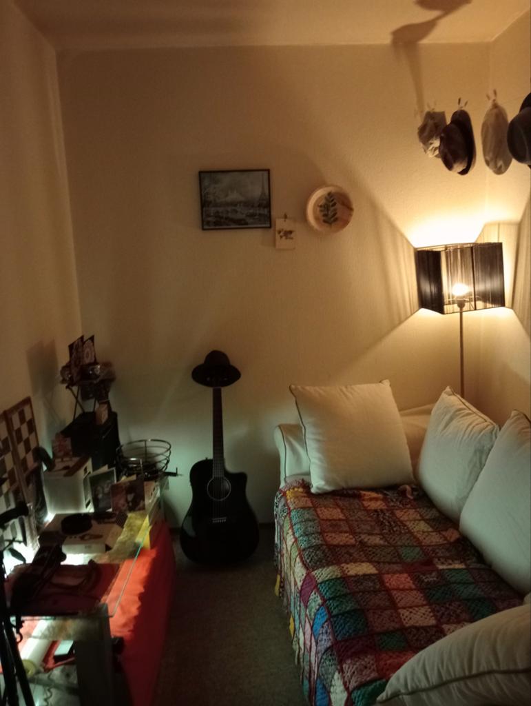 Gezellige kamer met gitaar en comfortabele slaapbank, Huizen en Kamers, Kamers te huur